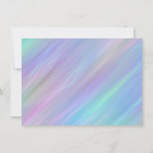 ウィスお洒落 | Holo Fairy グラデーション Rainbow Shower 招待状 (裏面)