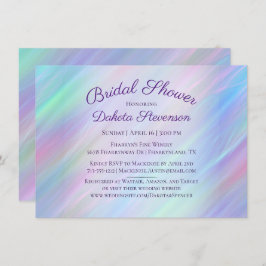 ウィスお洒落 | Holo Fairy グラデーション Rainbow Shower 招待状