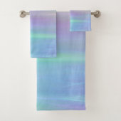 ウィスお洒落 | Holo Fairy Pastel Rainbow グラデーション バスタオルセット (インサイチュ)