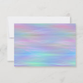 ウィスお洒落 | Holo Fairy Pastel Rainbow Entree 出欠カード (裏面)