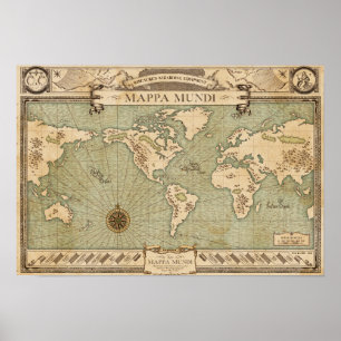 ウィスエーカーズ魔法装置 – Mappa Mundi ポスター
