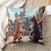 ウィスカーとウィッシュ：おとぎ結婚話の至福 クッション (ブランケット)