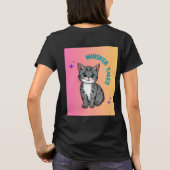 ウィスカーと物語 | キャッお洒落トストーリーブックTシャツ Tシャツ (裏面)