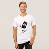 ウィスカーに捕らえられる トライブレンドＴシャツ (正面全面)