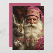 ウィスカーピンクのサンタクロースのクリスマス (正面/裏面)