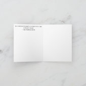 ウィスカーフェスティブウィッシューズ 折りたたみグリーティングカード カード (内部)