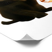 ウィスカーヘックス&ランタンクラシックグローTシャツ ポスター (角)