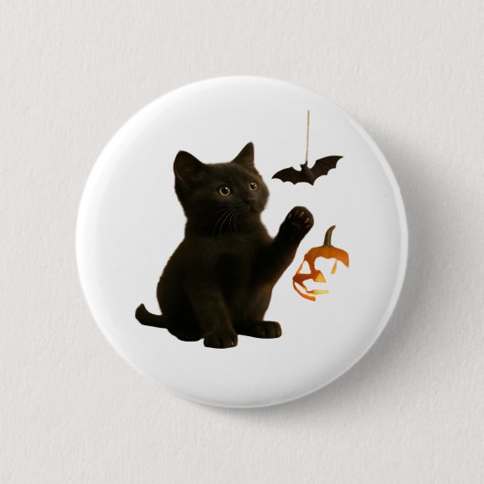 ウィスカーヘックス&ランタンクラシックグローTシャツ 缶バッジ (正面)