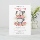 ウィスカーワイ・ベーキング・ミキサー・ボウル・ローズ・ブライダルシャワー 招待状 (スタンド正面)