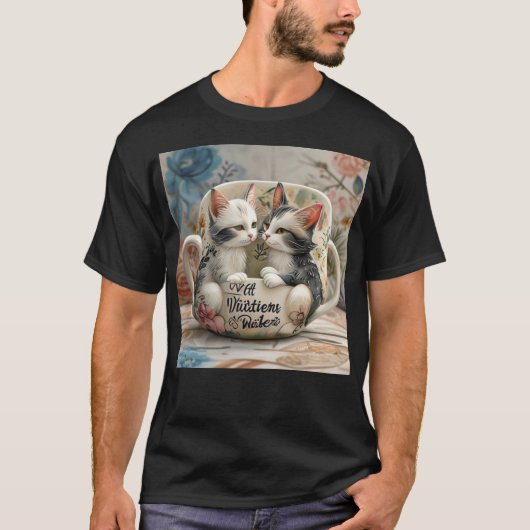 ウィスカーワンダーズ: 猫の友情は永遠に Tシャツ (正面)