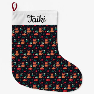 ウィスカーワンダーランド ラージクリスマスストッキング
