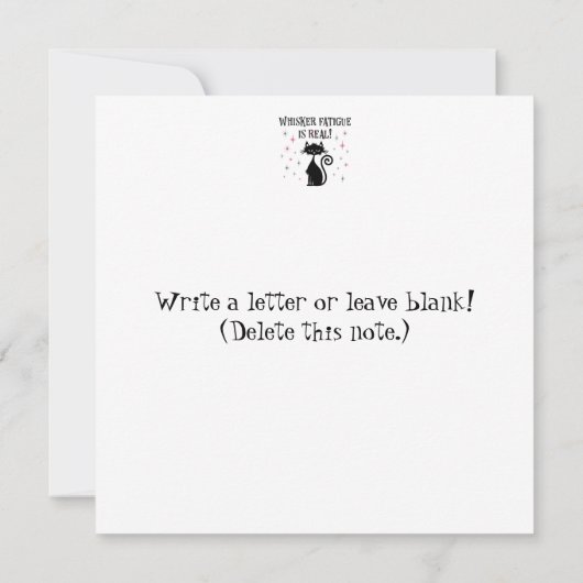 ウィスカー実在疲おもしろい果は猫ことわざ (裏面)