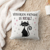 ウィスカー実在疲おもしろい果は猫ことわざ クッション (ブランケット)