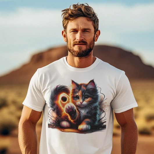 ウィスカー・ウィムシー:子猫とポー遊ア Tシャツ