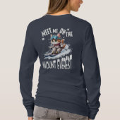 ウィスカー、恐れを知らない冒険猫 – 長袖 Tシャツ (裏面)