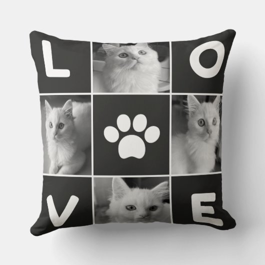 ウィスカーWhimsy:愛を受け入れる – 猫好き クッション (裏面)