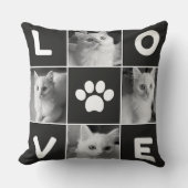 ウィスカーWhimsy:愛を受け入れる – 猫好き クッション (正面)