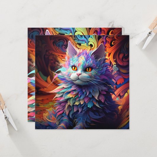 ウィスカ疑問に思ー カード (正面/裏面インサイチュ)