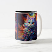 ウィスカ疑問に思ー ツートーンマグカップ (正面右)