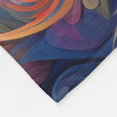 ウィスカ疑問に思ー フリースブランケット (角)