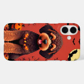 ウィスキカルでスプーキーな仔犬のイラスト 👻🐶 マジカルハロウィン Case-Mate iPhoneケース (裏面 (横))