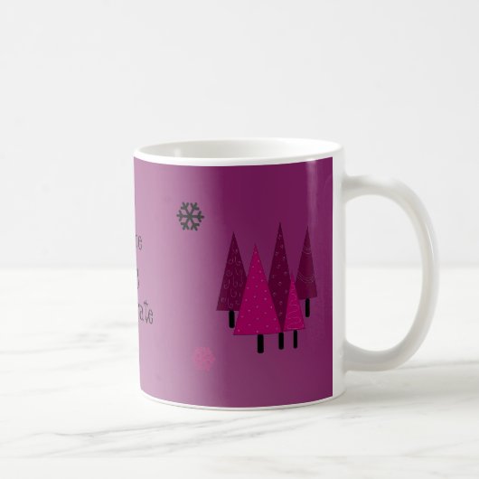 ウィスキカルなクリスマスツリー コーヒーマグカップ (右)