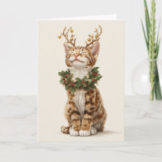 ウィスキカルなクリスマス猫 カード