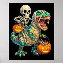 ウィスキカルなスケルトンのミイラT-Rexハロウィン 
