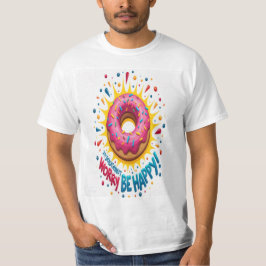ウィスキカルなドーナツのポップアートエクスプロージョン Tシャツ