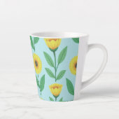 ウィスキカルな喜びの花開き カフェラテマグ (右)