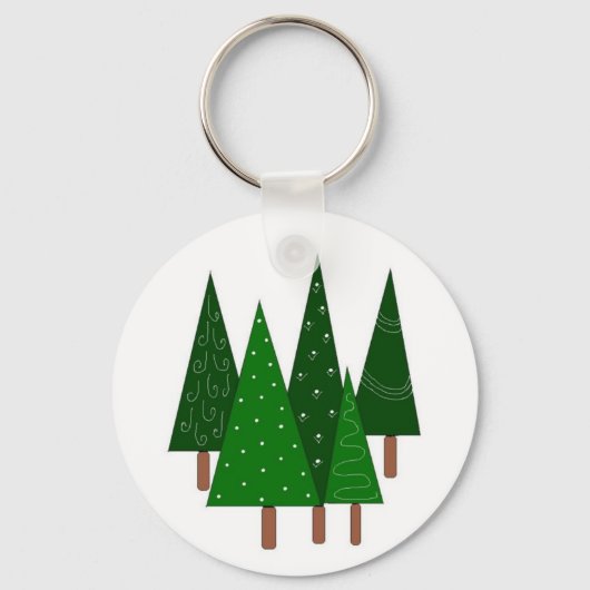 ウィスキカルコーンのクリスマスツリー キーホルダー (正面)