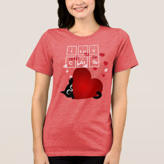ウィスキカルハート 猫好き トライブレンドTシャツ