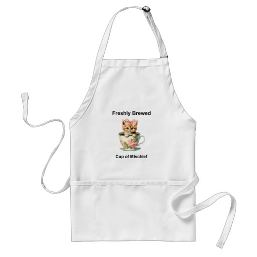 ウィスキカル キャット スタンダードエプロン (正面)
