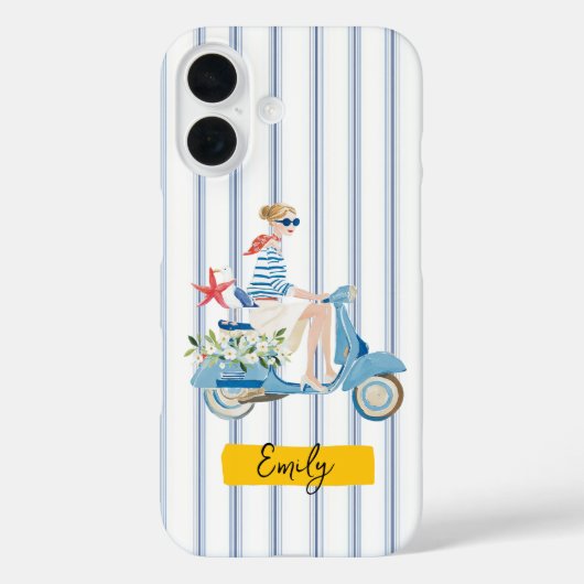 ウィスキカル コースト モーター スクーター Case-Mate iPhoneケース (裏面)