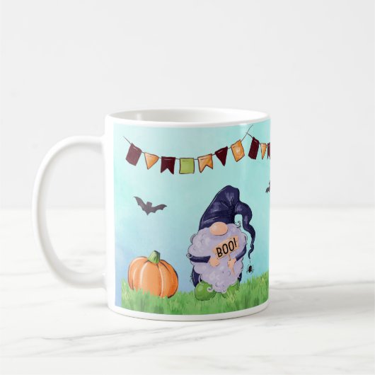 ウィスキカル・ノーム・ハロウィン コーヒーマグカップ (左)