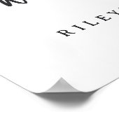 ウィスキッ遠くにクキッチンブライダルシャワーウェルカムサイン ポスター (角)