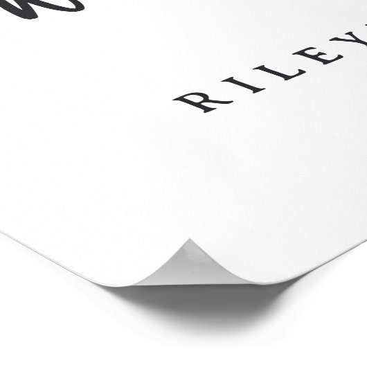 ウィスキッ遠くにクキッチンブライダルシャワーウェルカムサイン ポスター (角)