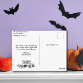 ウィスキーなゾンビパイロット飛行機の子供用ハロウィン ポストカード