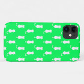 ウィスキーな猫グリーン Case-Mate iPhoneケース (裏面(横))