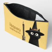 ウィスキーな黒猫 ハッピーハロウィン アクセサリーポーチ (見開き)
