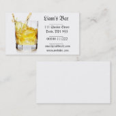 ウィスキーのしぶきの名刺 名刺 (正面/裏面)