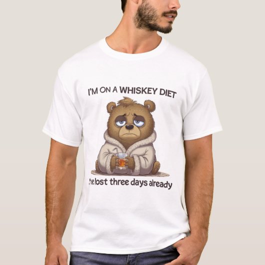 ウィスキーのせいじゃない、もう3日も経ってるよ Tシャツ (正面)