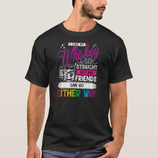 ウィスキーのような女性ストレートLgbtqレズビアンPri Tシャツ