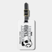 ウィスキーのタンゴはユーモア-航空フォックストロットを踊ります ラゲッジタグ (正面縦)