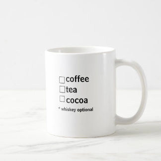 ウィスキーの任意チェックリストのマグ コーヒーマグカップ
