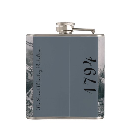 ウィスキーの暴動 フラスク (裏面)