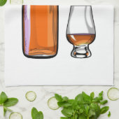 ウィスキーの清おもしろい酒飲料 キッチンタオル (折り畳み)