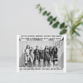 ウィスキーは古いNJの海岸で楽しめる ポストカード (スタンド正面)