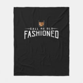 ウィスキーは私を古く呼ファッションドぶ フリースブランケット (正面)