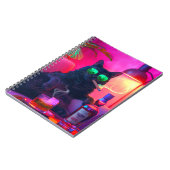 ウィスキーを飲む紳士猫 | おもしろいバー ノートブック (左側)